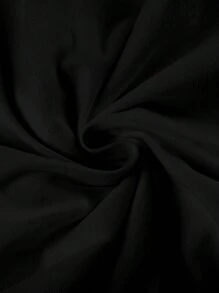 INAWLY Camiseta de tirantes finos con botones de unicolor negro, diseño sencillo para mujeres