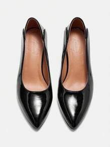 CUCCOO CURVES Women Pointed Toe Simple Fashion New Casual Flats - Black - View 7