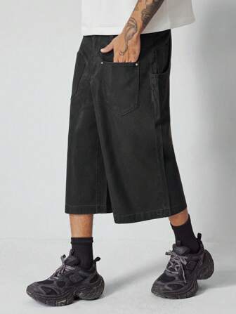 Casual Jeans décontractés en denim pour hommes, porter quotidien simple et