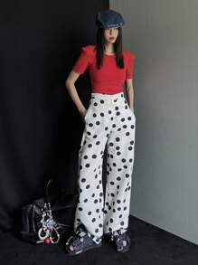DAZY T-shirt sans dos ajusté et élastique à manches courtes de couleur unie pour femme, tenue du Nouvel An chinois, printemps/été, Top bain-de-soleil