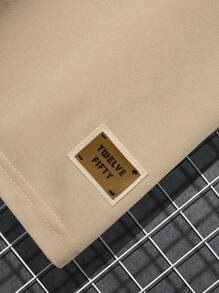 Manfinity Homme 大码男士纯色 Polo 衫和短裤套装，简约设计，舒适穿搭