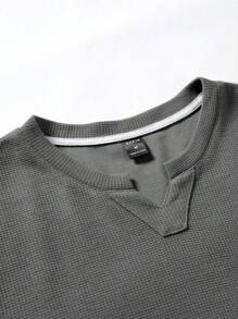 Manfinity Homme 男士休闲纯色纹理面料短袖 T 恤