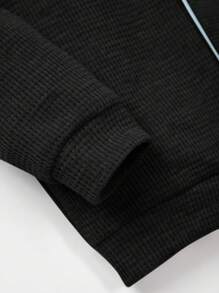 Cozy Pixies Baby Boy Casual Versatile Color Block 2 In 1 Cardigan Top - Multicolor - View 4