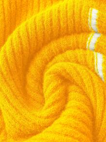 Chiquease Vestido de suéter elegante de manga larga con bolsillos y ribete de color block con botones delanteros para mujer