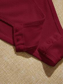 SHEIN EZwear 夏季服装 纯色紧身胸衣吊带连体衣