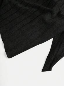 SHEIN Girlism 少女针织纯色罗纹可拆卸肩带吊带背心和阔腿裤两件套，休闲