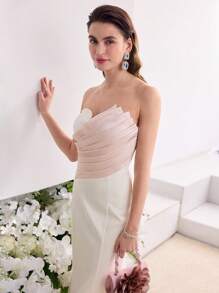 MOTF Soiréza COLORBLOCK BIAS CUT TUBE DRESS - Multicolor - View 2