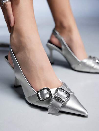 CUCCOO GRLICON 女士 Y2K 朋克风格高跟鞋，适合摩托车、酷女孩、万圣节、圣诞节、派对装扮