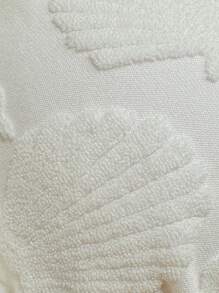 SHEIN Swim Summer 1pc Women Textured Solid Halter Triangle Tassel Top Swimwear Separates - White - View 6