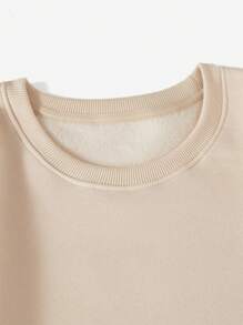 INAWLY Women's Oversized Casual Pullover Sweatshirt With Graphic Print, Autumn/Winter,Long Sleeve Tops Fall - Apricot - View 6