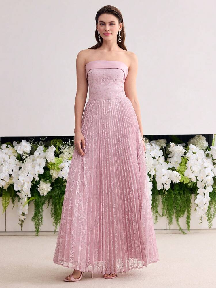 MOTF Soiréza FLOWY PLEATED TUBE DRESS