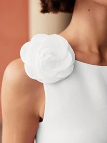 MOTF PREMIUM SUKIENKA STEREO FLORAL Z KROJEM SKOŚNYM