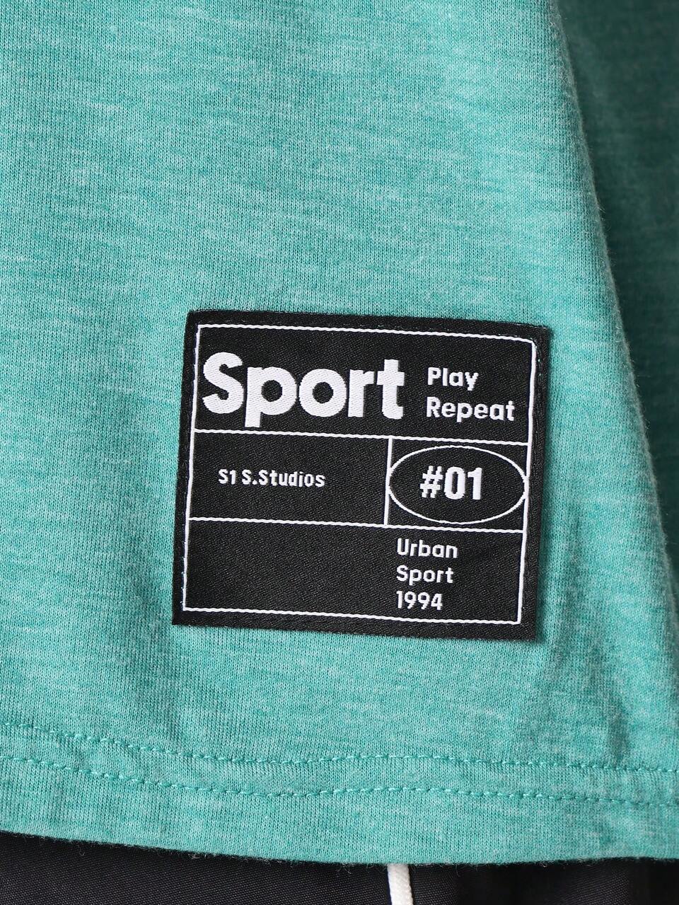 Oversize-T-Shirt mit College-Print für Tween Boys