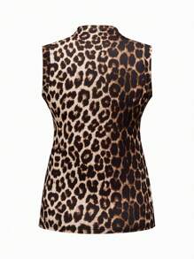 SHEIN 3 Pcs/Set Maternity Turtleneck Camisole & Strap Tank Tops - Multicolor - View 9