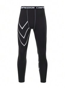 Manfinity Sport Corelite Men's Casual Slim Fit Sports Leggings, Minimalist And Fashionable For Everyday Wear