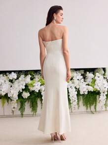 MOTF Soiréza COLORBLOCK BIAS CUT TUBE DRESS - Multicolor - View 3