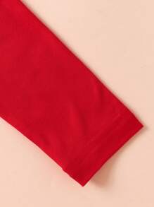 2 Stücke/Set Baby Jungen Mein erster Valentinstag minimalistischer Herz- und Buchstaben-Muster Langarm-Body und lange Hose, Kleidung für Valentinstag Frühlingsoutfit, als Geschenk