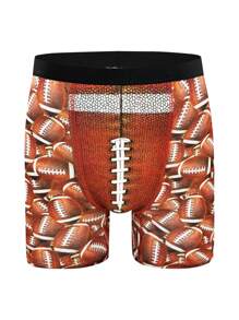 5pcs/Pack Men's Personalized Printed Boxer Briefs - Multicolor - View 3