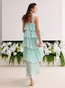 MOTF Soiréza VESTIDO SUELTO Y PLISADO CON CUELLO HALTER