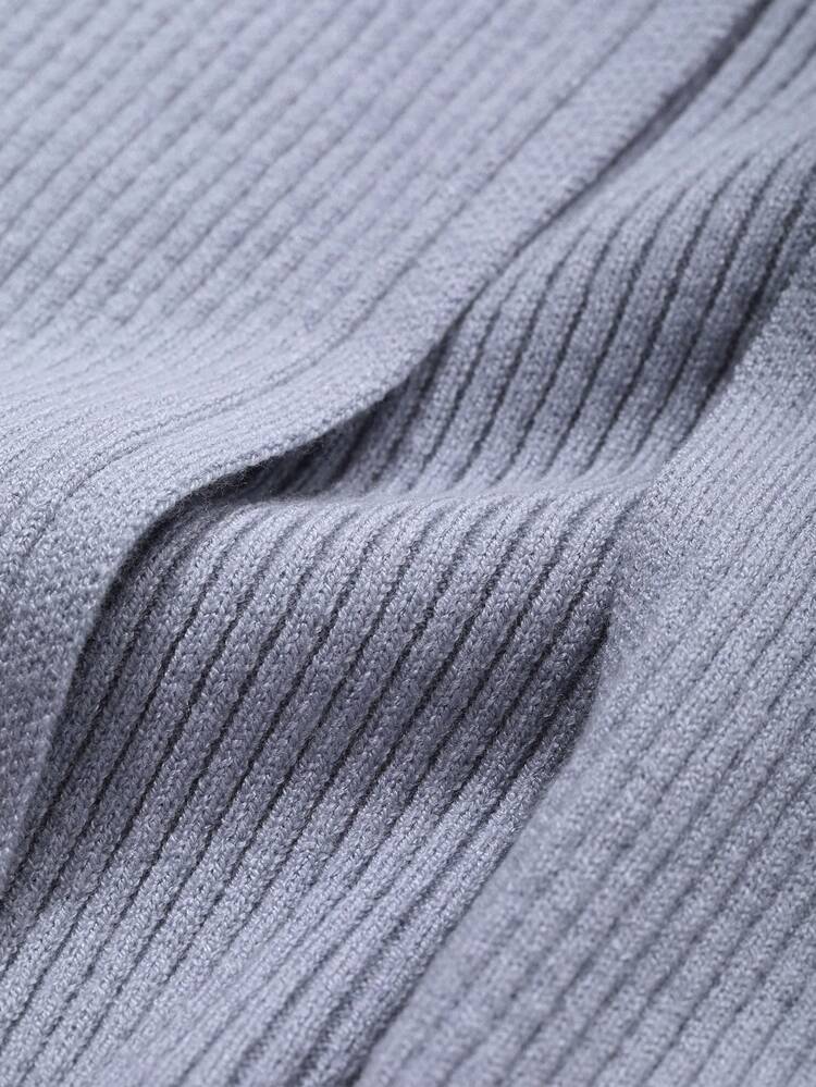 Knitted Tank Top With Split Design For Women