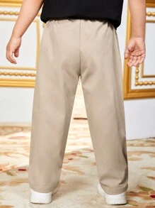 Tween Boys Solid Color Casual Woven Pants