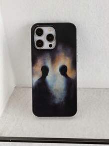 ROMWE Grunge Punk 2 件人物剪影印花黑色手机壳，兼容 iPhone - 彩色 - 查看 6