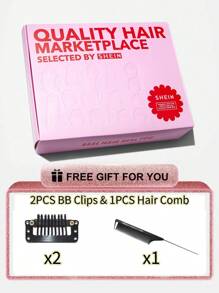 Seamless Clip Ins 7 chiếc Super Wave 1B# 110g/130g/150g Tóc nối dài toàn đầu không đường may PU kẹp trong Double Drown Remy Tóc người HQ Tóc nối dài kẹp trong vô hình - S1B - Xem 6