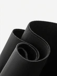 LUVLETTE Plus Black Smoothing High-Rise Waist Elegance Shaping Boyshorts Comfortable Shapewear Tummy Control Antiexposure Panties - Black - View 12