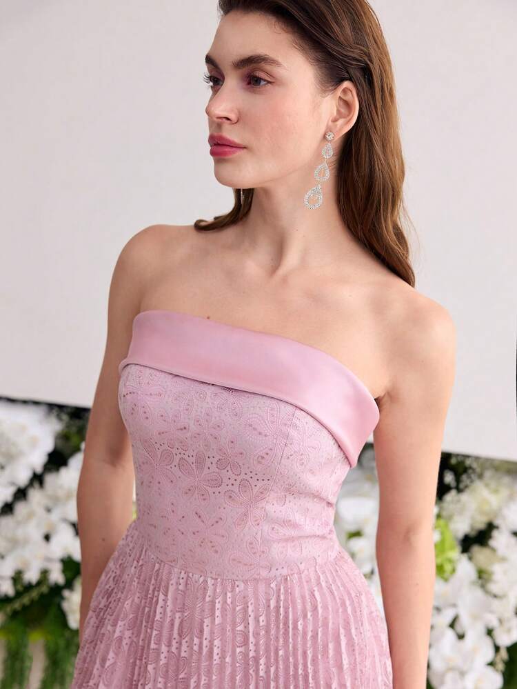 MOTF Soiréza FLOWY PLEATED TUBE DRESS