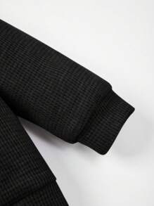 Cozy Pixies Baby Boy Casual Versatile Color Block 2 In 1 Cardigan Top - Multicolor - View 3