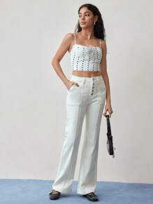 MOTF STUDIO PINTUCK FLARE LEG JEANS,SPRING/SUMMER