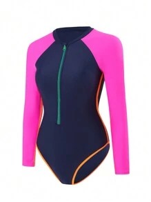 Swim SPRTY Springbreak Women Casual Sports Summer Beach Vacation Seamless Strapless Rashguard - Multicolor - View 7