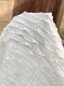 SHEIN 2pcs Maternity Solid Color Knit T-Shirt And Adjustable Waist Straight Shorts Set - Apricot - View 4