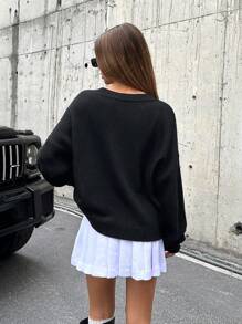 EURMUSE Flower Embroidery Sweater, Spring & Autumn