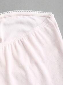 Sweetra Versatile French Countryside Style Comfortable Bandeau Top For Women, Can Be Worn Inside Or Outside - Pink - View 4