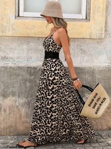 SHEIN VCAY فستان إجازة المناسبات بمقاسات كبيرة، فستان طويل فاخر بطبعة نمر وتفاصيل دانتيل خلفي ،فستان صيفي للشاطئ فاضفاض بطول كامل ،فستان عودة للمدرسة، فستان بسيط جدًا ،فستان للمكتب، فستان الأثرياء القدماء ،فستان للمعلمة ،فستان للمواعدة ،فستان طباعة نمر بطراز بوهيمي فاخر، هذا فستان طباعة نمر فاخر فاضفاض بطول كامل ،هدية عيد الأم، ملابس عيد الفصح، ملابس نسائية للإجازة، ملابس حفل تخرج نسائية