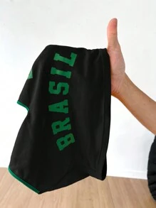 Coolane Women's Summer Sportswear Knit Number Graphics Halter Tank Top - Black - View 10