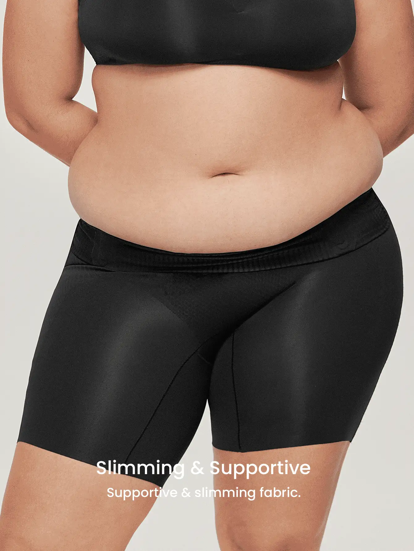 Plus High-Waist Mid-Thigh Shapewear