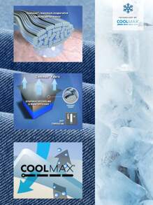 SHEIN EZwear Coolmax Casual Denim Jeans, Simple & Fashionable For Everyday Wear - Medium Wash - View 8