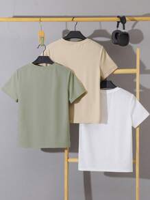 Buy 2 Get 1 Free, 3pcs Casual Spider Web & Letter Print Tank Tops For Tween Boys, Suitable For Autumn, Spring, Summer, Outdoor Play, School, Street Style, Party, Loungewear