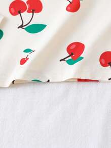 Tween Girl Round Neck All-Over Print Long Sleeve Top And Pants Pajama Set - Yellow - View 5