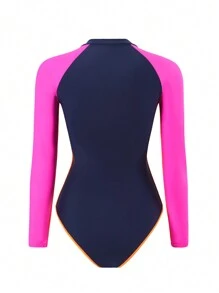 Swim SPRTY Springbreak Women Casual Sports Summer Beach Vacation Seamless Strapless Rashguard - Multicolor - View 6