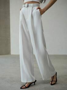 MOTF PREMIUM Pantaloni da tailleur con piega pressata - Bianco - Visualizzare 5