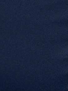 Musera Sport Top corto de manga larga con agujero para el pulgar y detalle de nudo delantero, para actividades como pádel, tenis, pickleball y gimnasio en invierno - Azul Marino - Ver 6