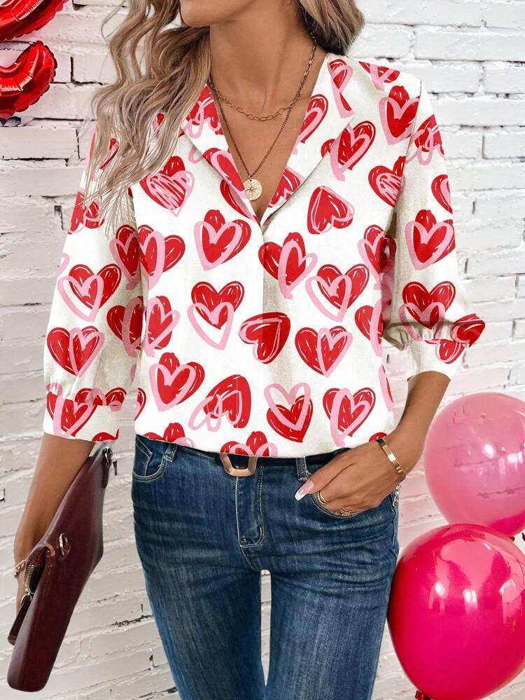 Women's Casual Minimalist Leopard Print Office Wear Blouse