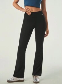 Hanevo New Casual Sports Knit Yoga Slim Fit Flare Leggings For Women Sportwear For Daily Wear Fall Cloth For Women