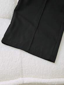 SHEIN 1pc Straight Leg Pants For Teenage Girls, Spring/Summer