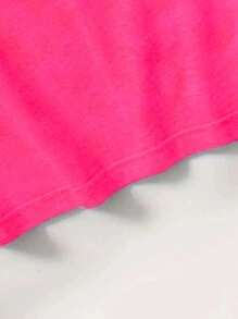 Manfinity Hypemode Sweat-shirt décontracté à col ras du cou, manches longues, imprimé lettre, patchwork de couleur unie, pour homme