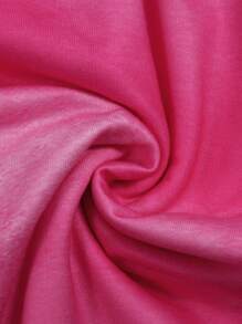 ROMWE MEN Prep 男士撞色字母印花时尚短裤 - 彩色 - 查看 4