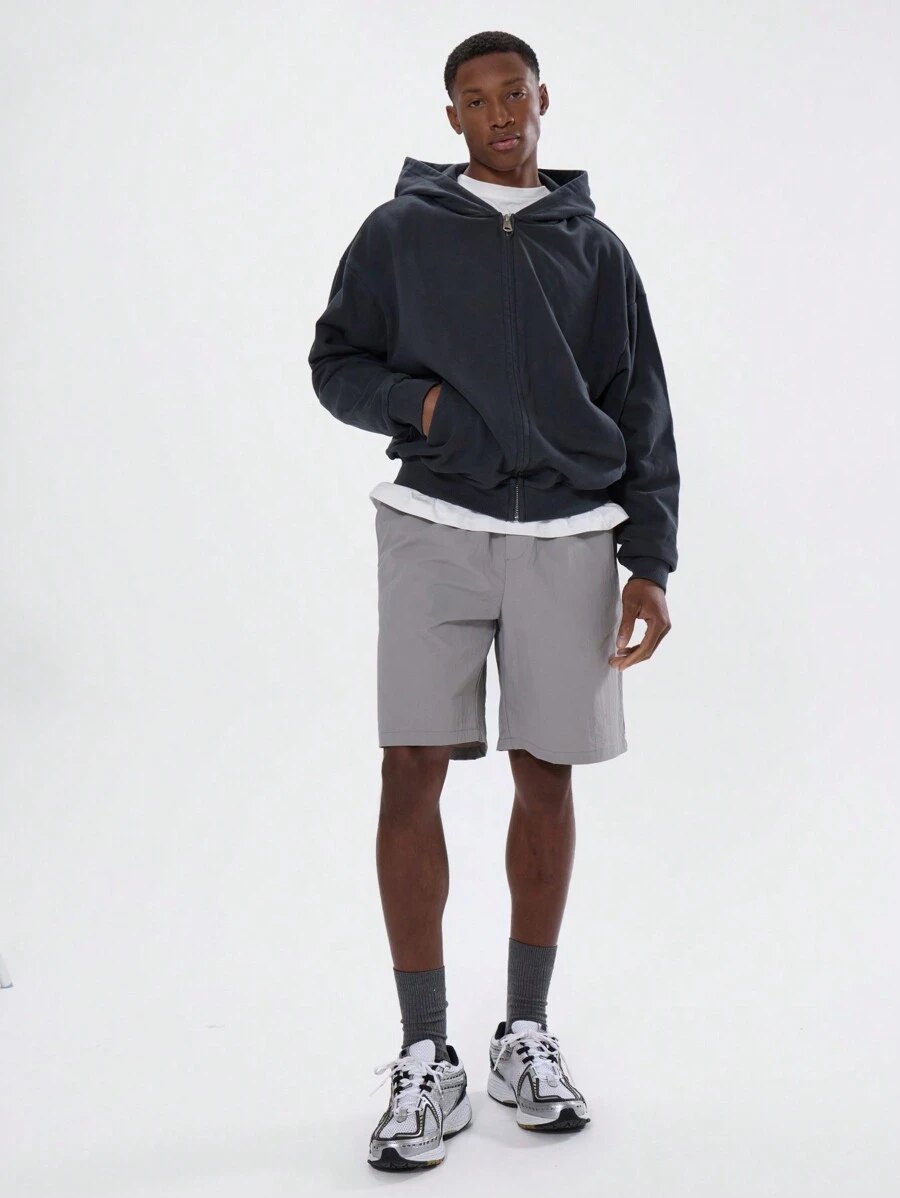 Musero 彩色玻璃贴花图案连帽衫 - 藏蓝色 - 查看 1